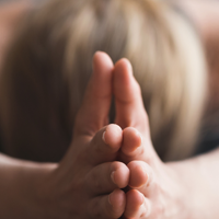 lady in yoga pose